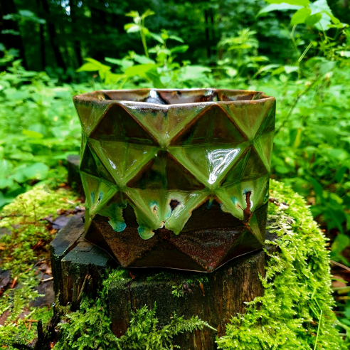 Osłonka w geometrycznym kształcie - Butelkowa...