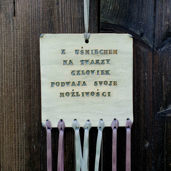 Ceramiczny łapacz snów "Z uśmiechem"