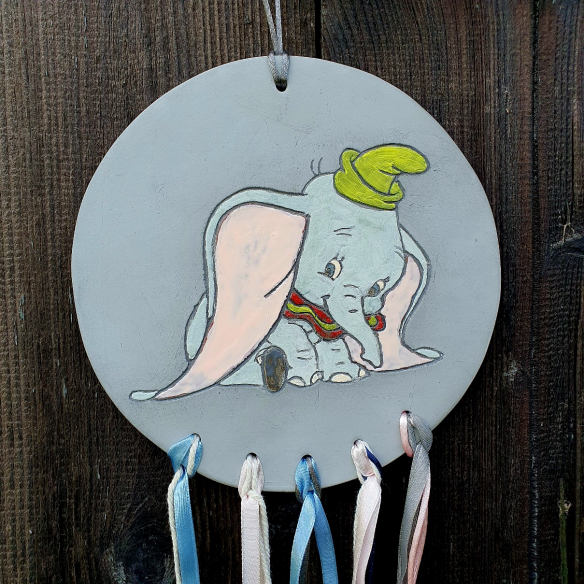 Ceramiczny łapacz snów "Słonik Dumbo"