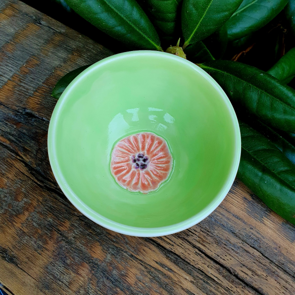 Porcelanowa miseczka z kwiatuszkiem