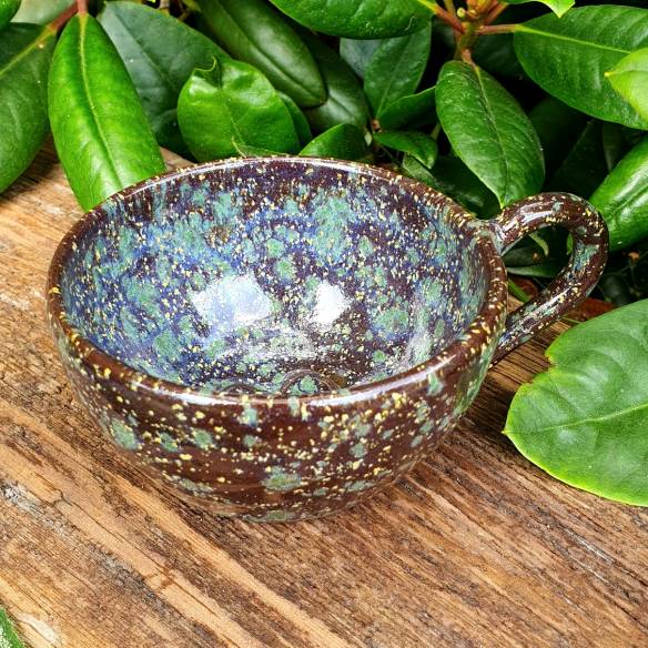 Ceramiczna filiżanka "Nakrapiane Serce"