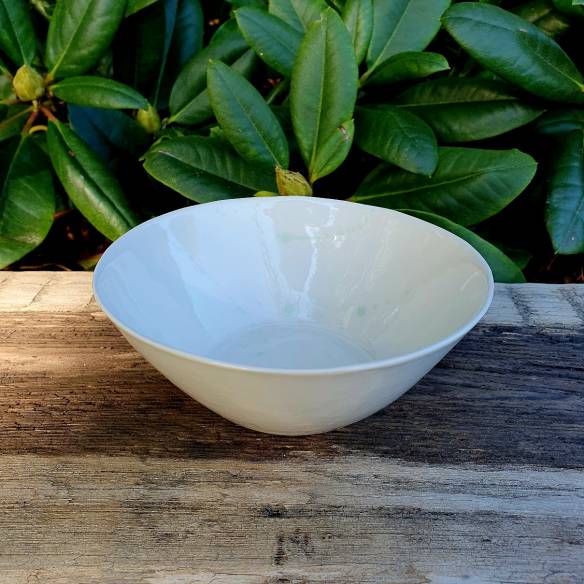 Porcelanowa miseczka "Abstrakcyjna Zieleń"
