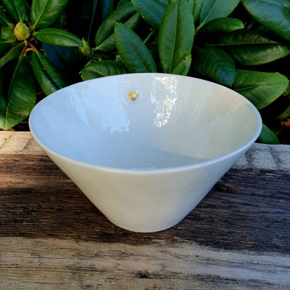 Porcelanowa miseczka "Złote Serduszka 1"