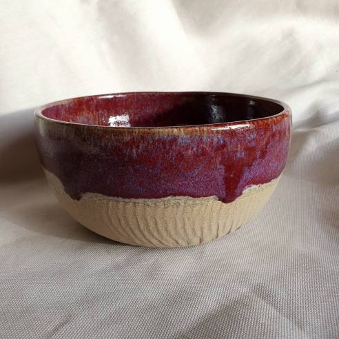 Ceramiczna misa "Śliwkowy Brzeg"