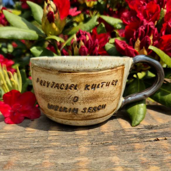 Ceramiczny kubek "Przyjaciel Kultury"