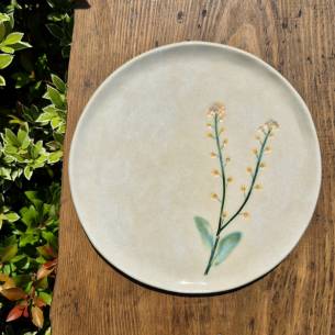 Talerz chmurkowy "Żółte Polne Kwiaty"