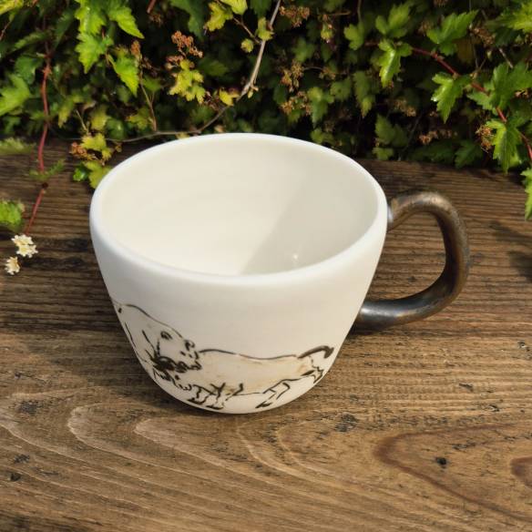 Porcelanowy kubek "BESSA"