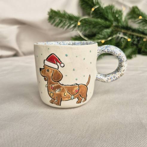 Ceramiczna filiżanka "Jamnik"