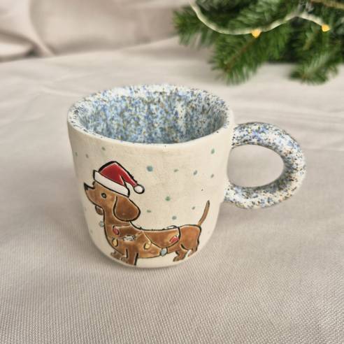 Ceramiczna filiżanka "Jamnik"
