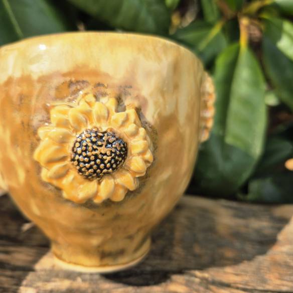 Ceramiczny kubek "Słoneczne Słoneczniki"