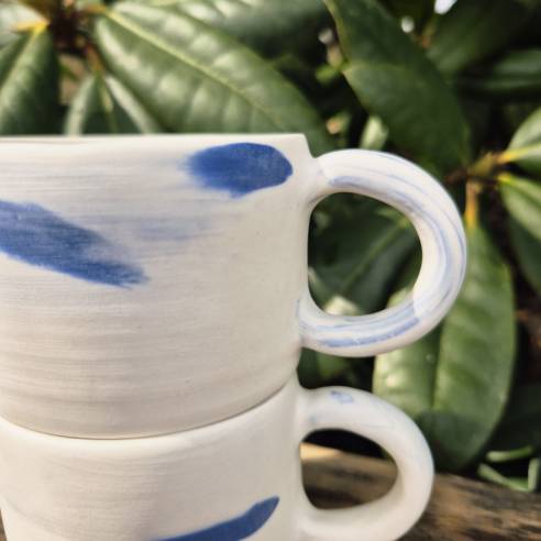 Porcelanowa filiżanka "Kobaltowa Chmurka"
