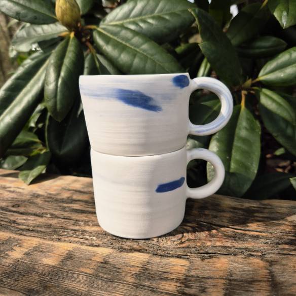 Porcelanowa filiżanka "Kobaltowa Chmurka"
