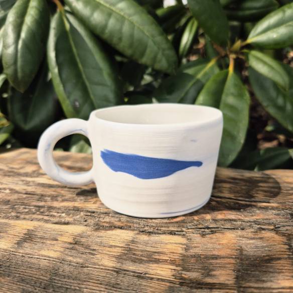 Porcelanowa filiżanka "Kobaltowa Chmurka"