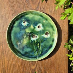 Ceramiczny talerz "Jeżówka"