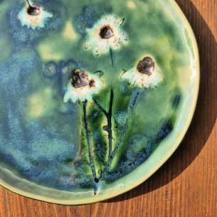 Ceramiczny talerz "Jeżówka" 2