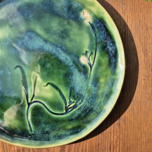 Ceramiczny talerz "Polny Kwiat" 2